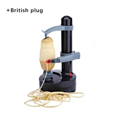 1세트 전기 필러 다목적 감자 과일 주방 소형 다기능, 01 Black-UK