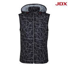 JDX JDX 남성 시즌 패턴 베스트(X1WVV2154BK)