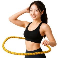 HC 홈트 다이어트 슬림 스프링 훌라후프 부드러운 착용 고탄성 허리라인, 1개, 옐로, 1.49kg