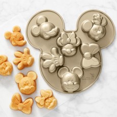 Williams Sonoma Mickey and Minnie Mouse cakepan 미키마우스팬 케이크팬 윌리엄소노마 케이크팬 노르딕, 기본, 1개