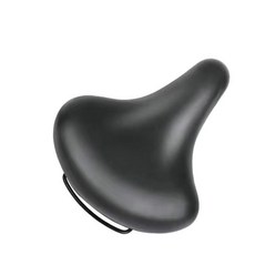 騎行鞍座套 永久自行車坐墊超軟鞍座山地車加厚硅膠座墊舒適車坐鞍子單車配件, 1個, 海綿坐墊【彈簧】黑色