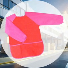 미술가운 아트 레드핑크 (S) 문구용품 아동미술복 어린이미술가운 드로잉가운 생일선물 조카선물