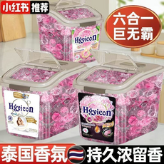 Hgyicon 泰國香氛 六合一 巨無霸 持久濃留香 布料香氛, 泰國【芍藥盛開】洗衣凝珠33顆, 1套