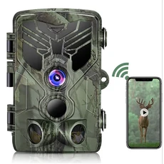 무료 앱 클라우드 서비스 4G 트레일 카메라 4K 30MP 라이브 방송 야생 동물 사냥 셀룰러 무선 카메라 HC80, 01 WIFI801PSMPS