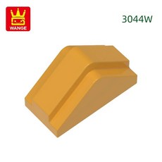 홀 경사 지붕 빌딩 블록 컬러 벽돌 건축과, 3. 66.Pearl Gold, 1개