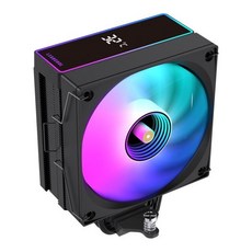 LEADCOOL AC-3100 DIGITAL ARGB (블랙) CPU 공랭 쿨러 냉각 쿨링팬, 1개, 블랙