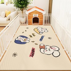 에스이스타 강아지미끄럼방지장판, 1개, 작은 토끼 생활 B