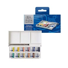 윈저앤뉴튼 코트만 고체물감 포켓박스 12색 세트