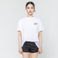 나야스타일 로난 프린팅 반팔티 남녀공용 커플 래쉬가드