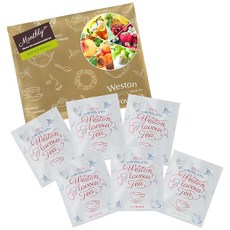 Weston Flavour Tea 홍차 4월 특선 세트 2.5g×3p×6종류백 종류 소요 바람과 망고 오렌지 딸기 도둑 정원 꽃 카스미의 향기 크림 소다 네잎 클로버 라이치, 1개, 1개입, 1g