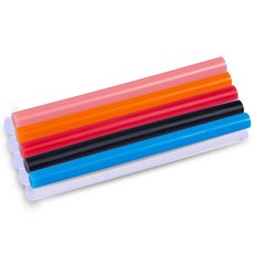 拓伏銳工業級熱熔膠槍，台灣現貨，20W/60W/100W可選，附贈熱熔膠條，加熱快防傾倒，DIY手工藝適用, 1個, (單購)彩色膠條3包