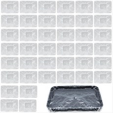 40 개 PCS 18 인치 페인트 롤러 트레이 라이너 집 페인팅 벽을위한 대형 일회용 플라스틱 페인트 트레이 라이너 백