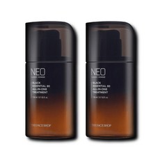 더페이스샵 올인원 로션 네오 클래식 옴므 블랙 에센셜 80 트리트먼트 110ml 2개