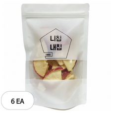 니칩내칩 동결건조 사과칩, 60g, 6개