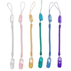 널스포켓 스프링 집게줄 간호사 원 포켓 주머니 필통 수납 가위집게줄, 1개, 스프링집게줄_퍼플