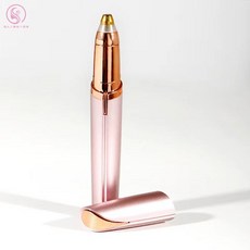 爆款熱銷款電動修眉刀電動修眉器 女士修眉刀自動修眉剃毛儀脫毛 美容修剪器修眉筆 刮眉刀修眉器 電動修眉 除毛刀, 玫瑰金〖溫和修眉，安全不傷膚〗