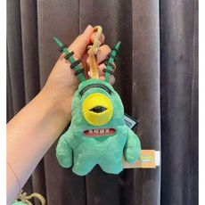 퍼글러 솜인형 인형 키링 JL-1688-103614-4679750, 1개, 플랑크톤, 12cm