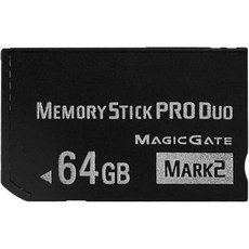 64GB 메모리 스틱 프로 듀오 매직게이트 마크2 대용량 카드로 저장 공간 강화