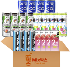 믹스박스 이온음료 5종 세트, 1세트, 240ml