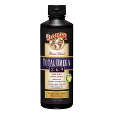 BARLEAN'S Total Omega 369檸檬風味魚油, 1罐, 473ml, 1瓶