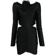 쥬세페디모라비토 플로럴 아플리케 컷아웃 미니 드레스