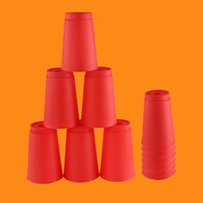 스택킹컵 12입 스택스컵쌓기 스피드스택스, 블루