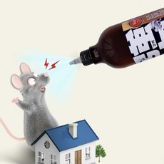 강력 쥐 퇴치제 1000ml 쥐가 싫어하는 냄새 것 기피제, 1개, 1L