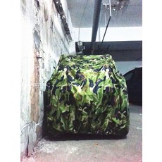 atv 사륜오토바이 덮개 두꺼운 오토바이 팜트럭 사륜 적재함 전동 운반차 타이어 바이크, 1개, XL실버