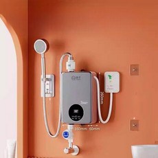 욕실 샤워기 순간 싱크대 소형 온열 탕비실 온수 전기온수기 세면대 가정용 수도 히터 급속, 3500w 모델 + 누수 보증 없음 부품 없음