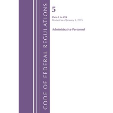 (영문도서)Code of Federal Regulations Title 05 Administrative Personnel 1-699 January 1 ... Paperback, Bloomsbury Academic, English, 9798892057462