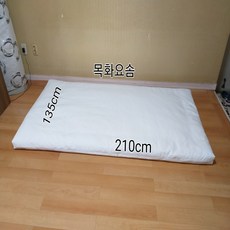 동명광목겔러리 미국산 천연목화 새솜100%마이크로 화이바 목베개1개증정 목화요솜100x200, 화이트