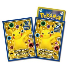 Pokemon TCG 카드 슬리브 25주년 기념 컬렉션 64ct - 일본 수입 396596