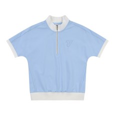 볼빅 골프 반집업 하이넥 가오리핏 반팔티셔츠 VLTSP308