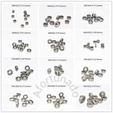 10pcs 소형 베어링 MR42 MR52ZZ MR63ZZ MR74ZZ, [12] MR117ZZ 7x11x3mm