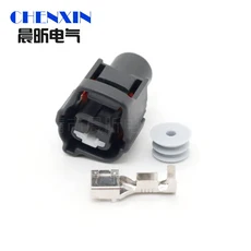 1핀 6.3 시리즈 자동차 전기 와이어 방수 커넥터 7283-3013-10, 01 Female