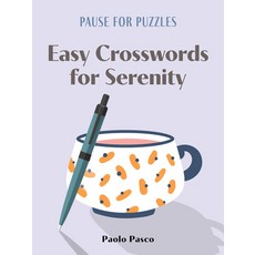 (영문도서) Pause for Puzzles: Easy Crosswords for Serenity Paperback, Puzzlewright, English, 9781454960270