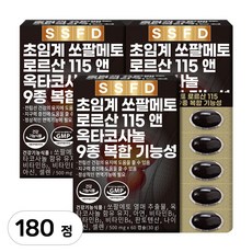 순수식품 쏘팔메토 로르산 115 옥타코사놀, 60정, 3개