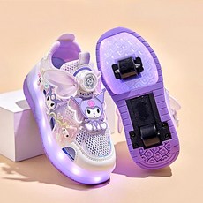 쿠로미 LED 불빛 롤러 스케이트 휠 운동화