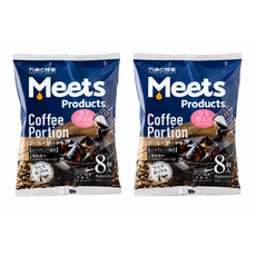 일본 Meets 미츠 포션커피 가당 19g 1봉지 8개입 캡슐커피, 2개