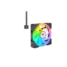 Thermaltake SWAFAN EX12 ARGB TT 프리미엄 에디션 3팩 마그네틱 인터로킹 120mm ARGB PC 케이스 팬 CL-F167-PL12SW-A FN2004, 140MM, 140MM