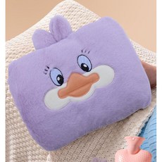 냉온겸용 오리 물주머니 1L 찜질팩, 그레이