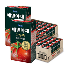 매일야채 고농축 토마토의힘, 125ml, 48세트