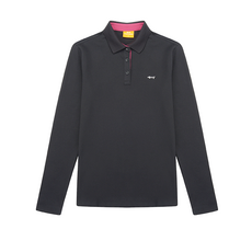 여자 CO/SP 3단 배색 요꼬에리 티셔츠_3LCTS993