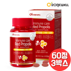로니웰 면역케어 레드 프로폴리스, 180정, 1개