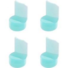 4pcs Thumb Rest Pad for ClarinetOboe Silicone Clarinet Colored Cushion Protector Most Clarinets Ob, Blue