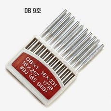 [청라핸즈] 공업용 미싱 바늘 DB 9호 (16-140), DB  9호, 1개