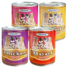 사료와함께주는 순살코기 캔간식 전견용 3개묶음 / 고단백 기력 강쥐