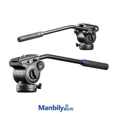 三重 大人氣 Manbily 曼比利 VH-80 單眼相機 液壓雲台 附手柄 載重15公斤, 1個