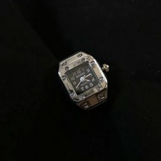 情侶戒指手錶 復古迷你電子錶
