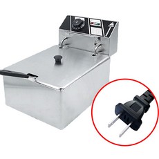 熱銷 迷你商用電炸爐220V油炸鍋110V電炸箱國標日規美規4L恒溫油炸機, 6L 110V 日規